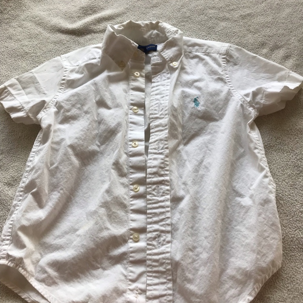 Kids polo button up shirt